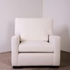 Sillón Valparaiso de un Cuerpo en Tela Panamá Color Off White
